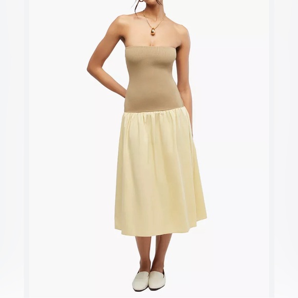 WeWoreWhat Dresses & Skirts - Weworewhat cotton ribbed midi dress M